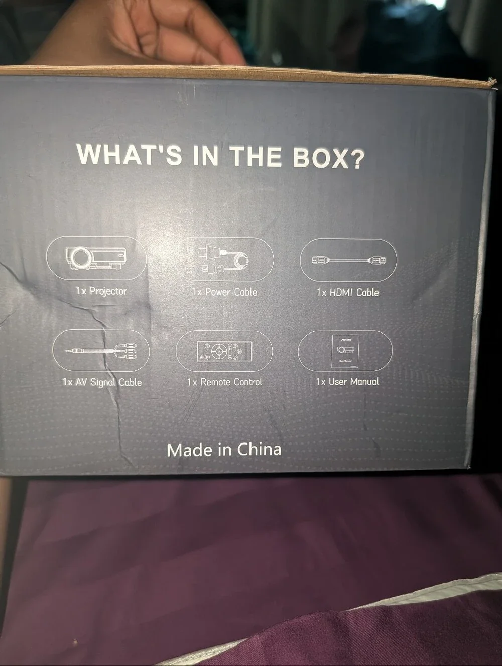 White Home Theater Projector – LED Video Projector